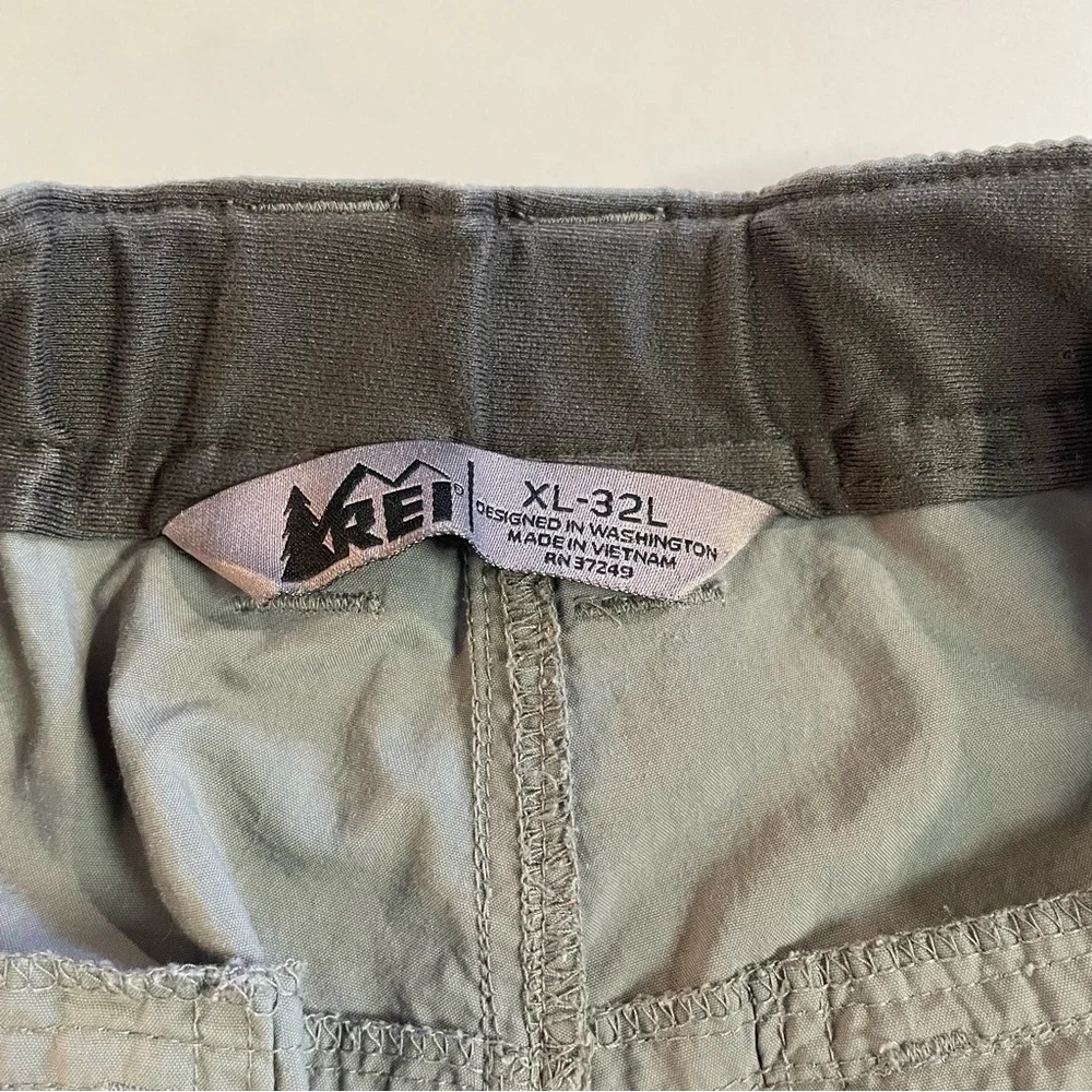 REI Men's Outdoor Cargo Pants Gray Size XL-32L